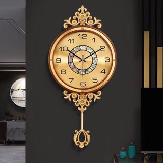 Đồng treo tường bằng gỗ nguyên khối cao cấp kiểu châu Âu, dùng cho phòng khách, gia đình, trang, nghệ thuật, nhẹ nhàng,