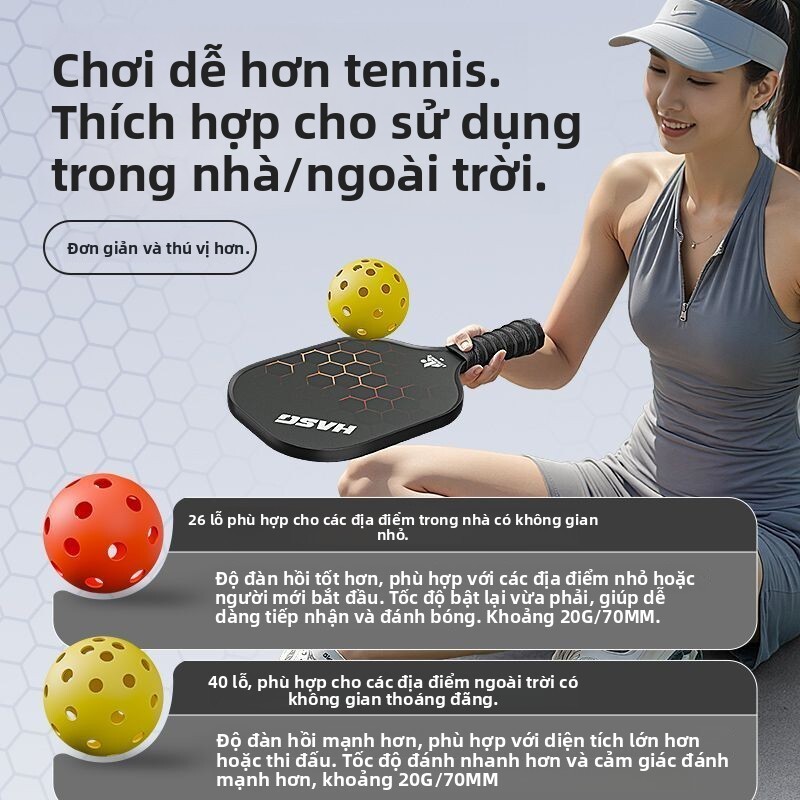 Bộ vợt bằng sợi carbon Luotai chuyên nghiệp dành cho người mới bắt đầu - Dễ dàng vung vợt, đặt hàng 