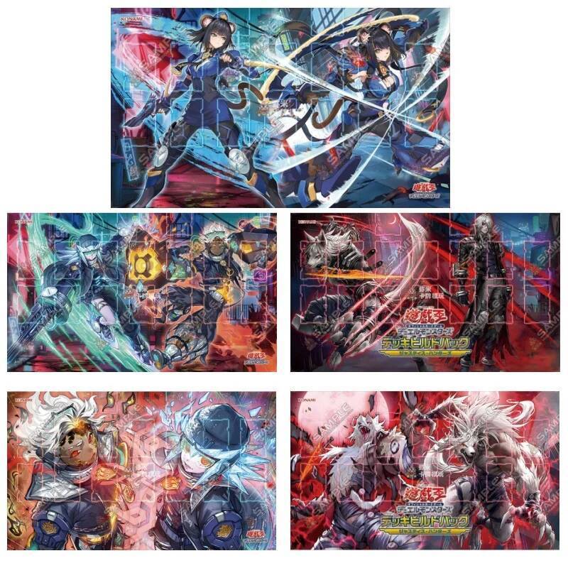 Dòng K9 mới 600x350mm Yu-Gi-Oh Tùy chỉnh K9-17 Izuna Playmat TCG OCG Game Ngoại vi Jokul 66b Đèn lồn