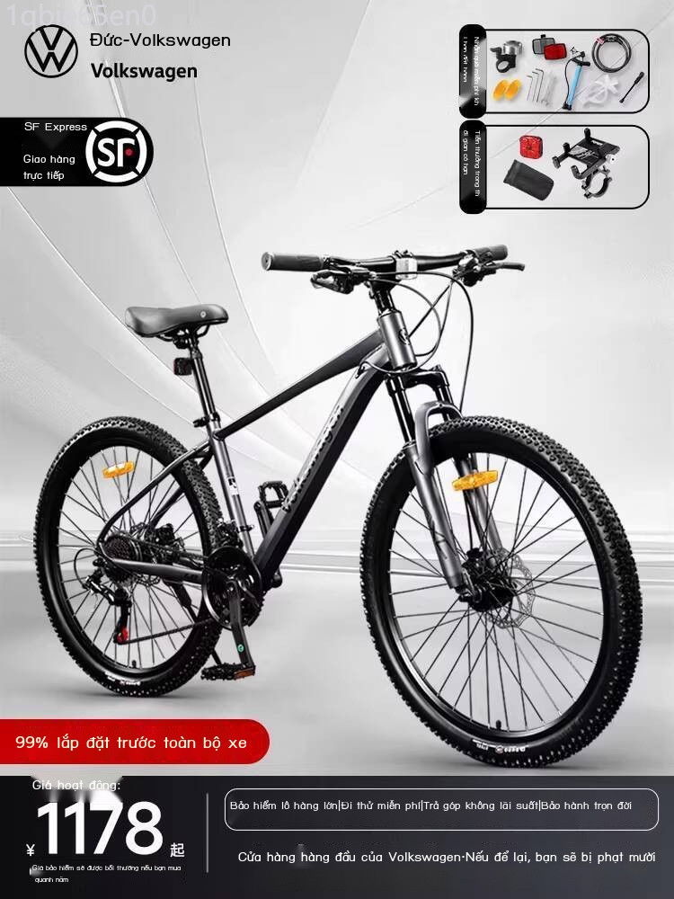 [Siêu Hot]  Xe đạp leo núi Volkswagen hợp kim nhôm cho người lớn, phụ nữ, thanh thiếu niên, nam giớ