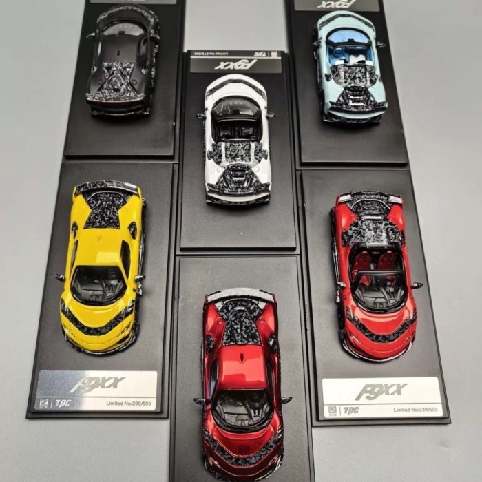 DCM & TPC1: 64 Mẫu xe hợp kim Ferrari SF90XX Ferrari F9XX tiêu chuẩn màu đỏ