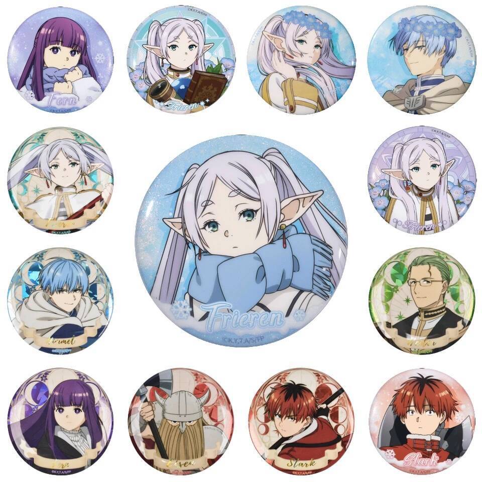 Anime Frieren Eisen Himmel Brooch - Accessory Costume Tinplate