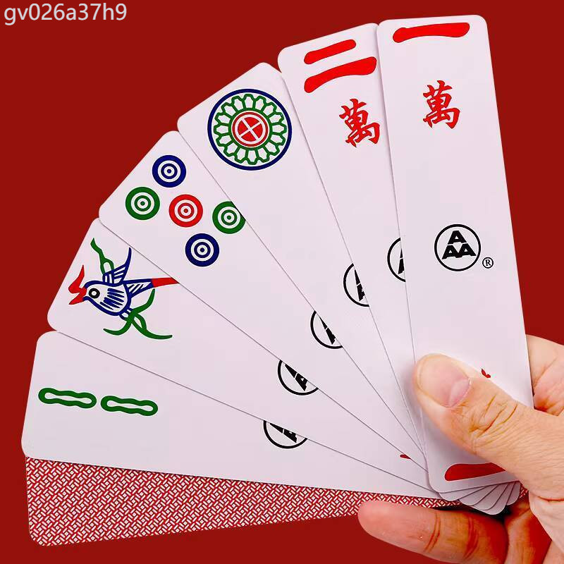 [ HOT Sale ] 108 quân Mahjong, bộ mini du lịch với 2 viên xúc xắc, bài Mahjong di động