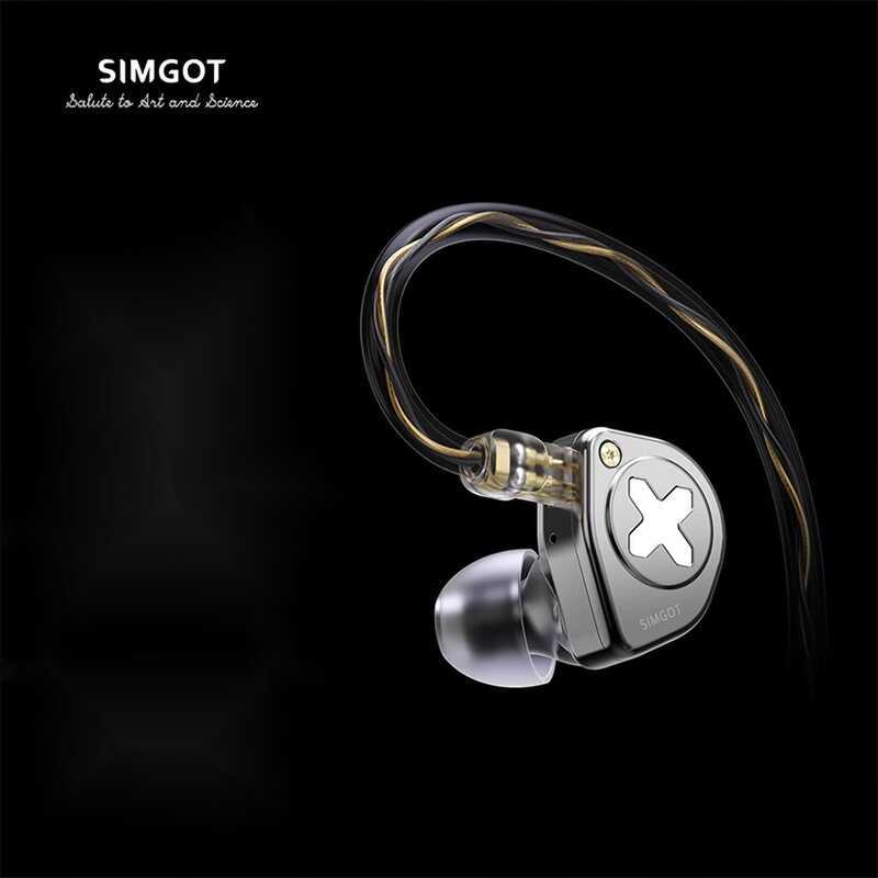 Tai nghe có dây SIMGOT EW300 Electro-Ceramic HiFi với dây cáp có thể thay thế - BH12