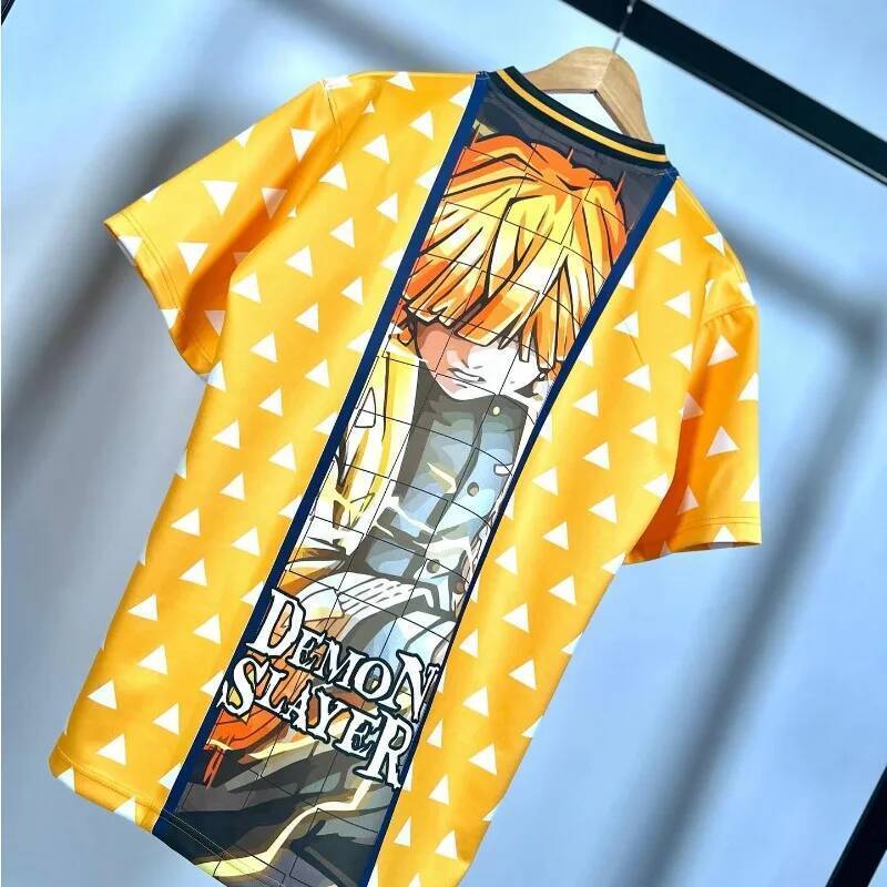 Áo Tee Haori Nam Zenitsu Agatsuma Demon Slayer 3D Hoạ Tiết - Phong Cách Thời Trang Hàng Ngày