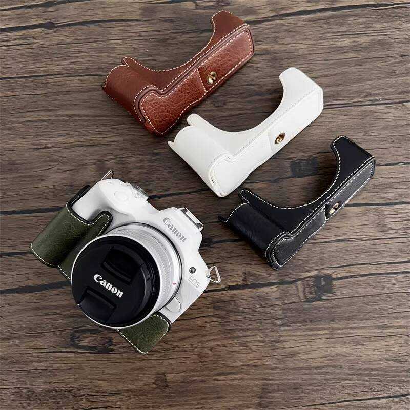 Ốp Bảo Vệ Canon R50 R1 Micro Đơn R50 R1 Túi Máy Ảnh Bao Da Đế Ốp Lưng Máy Ảnh Deluxe Edition