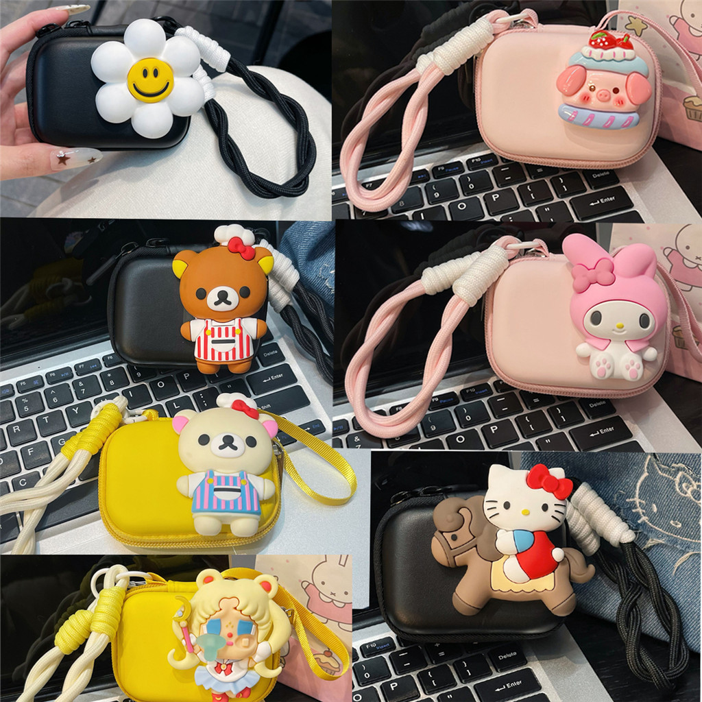 Ốp Lưng Cho DJI Osmo Action 6 5 Pro / Action 4 3 Túi Di Động Silicon Gấu Dễ Thương Pink Kitty Hoạt H