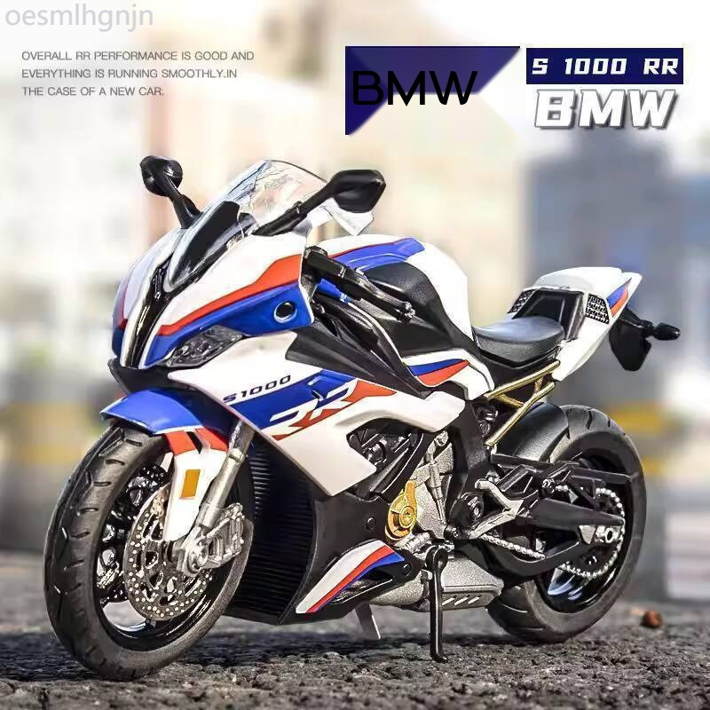 [ HOT Sale ] Mô phỏng BMW S1000RR, mô hình xe máy Ducati bằng hợp kim, đồ trang trí kim loại, quà t