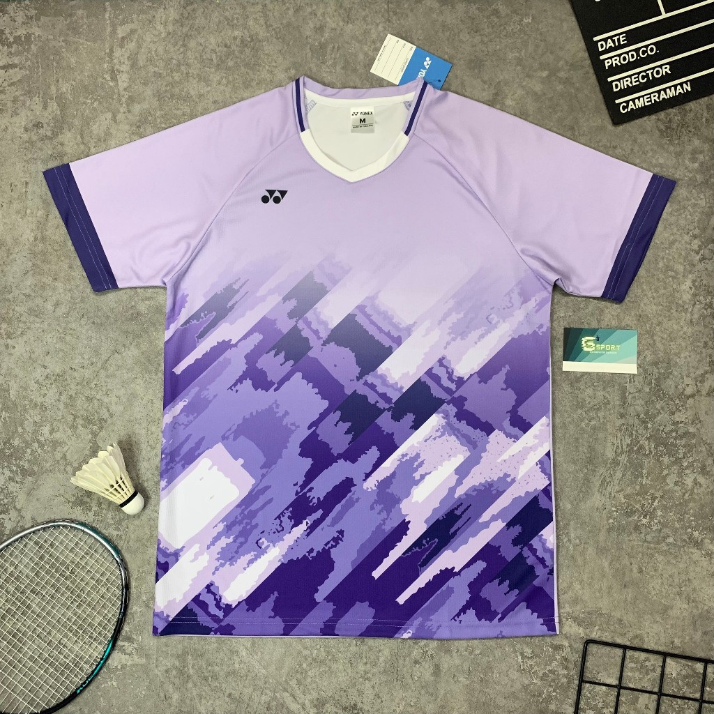 Áo Thun Badminton Yonex Màu Tím - Mùa Giải 2024