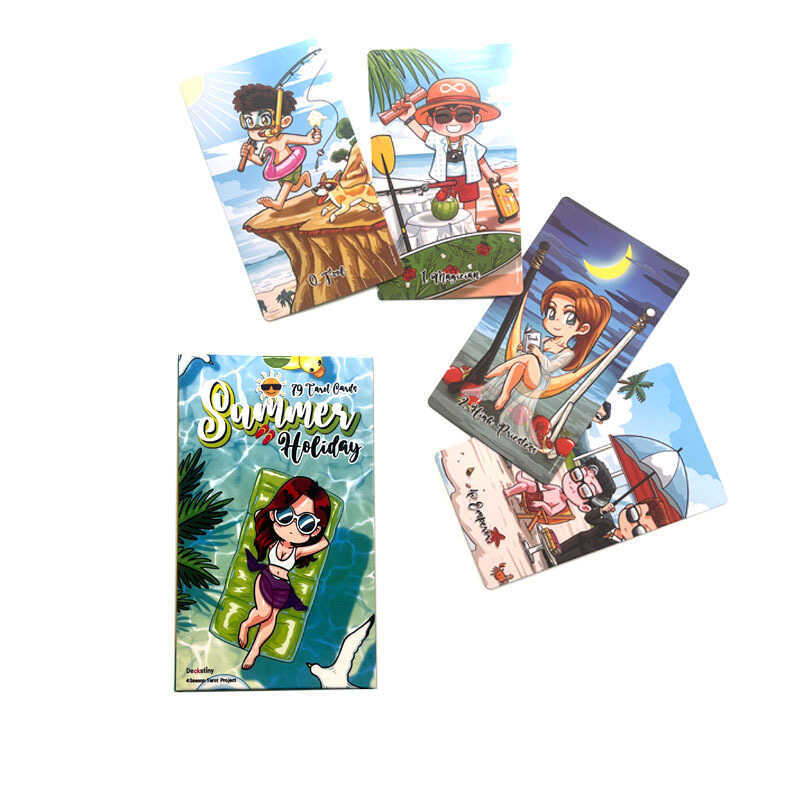 12X7 Kỳ nghỉ hè Tarot Kỳ nghỉ hè Trò chơi bảng bài Tarot