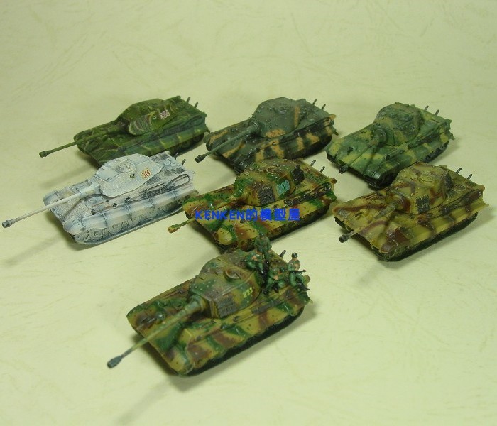Veyron CAN.DO 1 / 144 Số 3 Tiger King Tiger 2 Tiger II Tank Hoàn thiện Model Out of Print Model Out 
