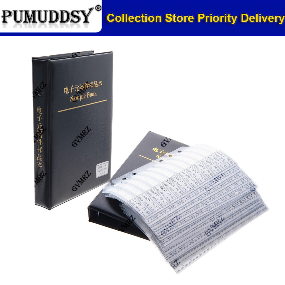 Bộ Điện Trở Sách SMD Bộ Phân Loại Điện Trở 0201 0402 0603 0805 1206 1% FR-07 170 Giá Trị 0R-10M Smd 