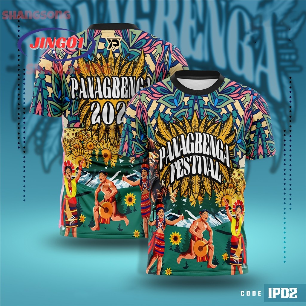 2026 PANAGBENGA: ÁO THUN Lễ hội hoa Baguio HOÀN TOÀN CHO NAM VÀ NỮ thiết kế cho Lễ hội Panagbenga th