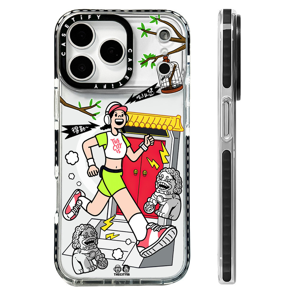 THECITYIS Have You Eaten Greeting Girl Case Vỏ sạc từ tính không dây Tương thích cho IPhone 12 13 14