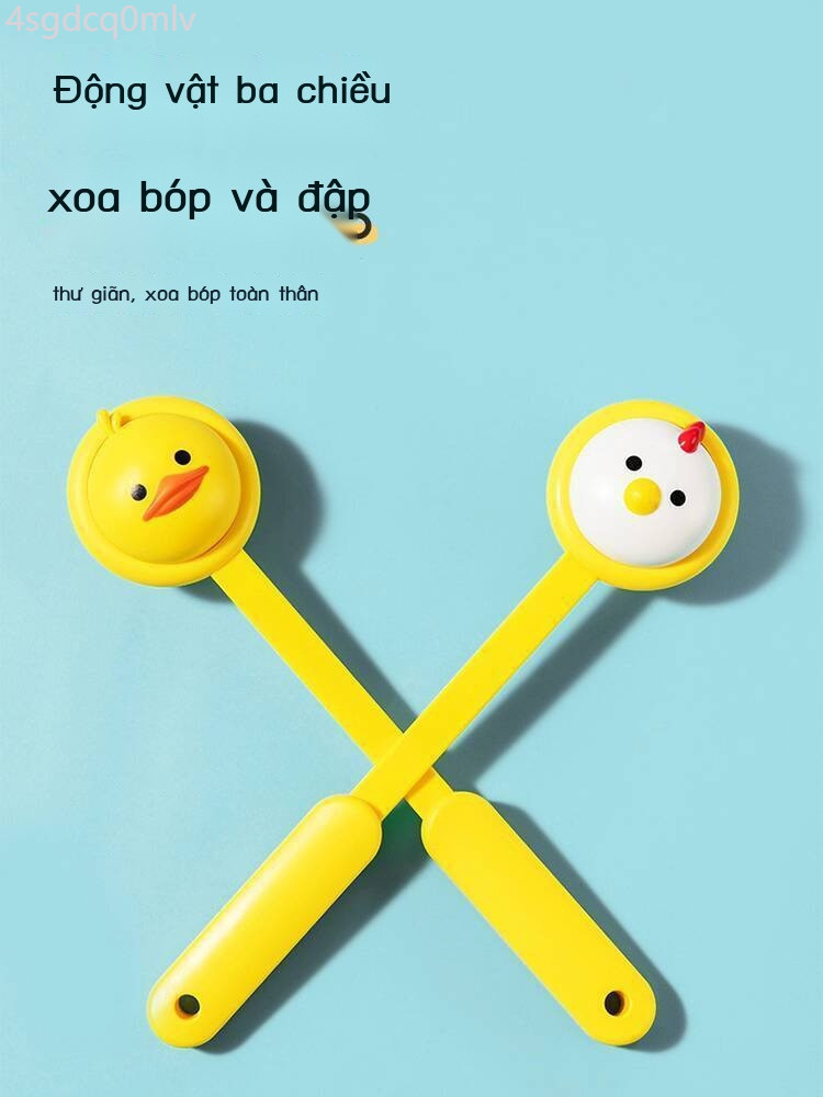 [ 𝐇𝐎𝐓 𝐃𝐄𝐀𝐋] MINISO Đồ chơi 3D hình thú, búa hạt massage, que massage kinh lạc, vịt vàng nhỏ,