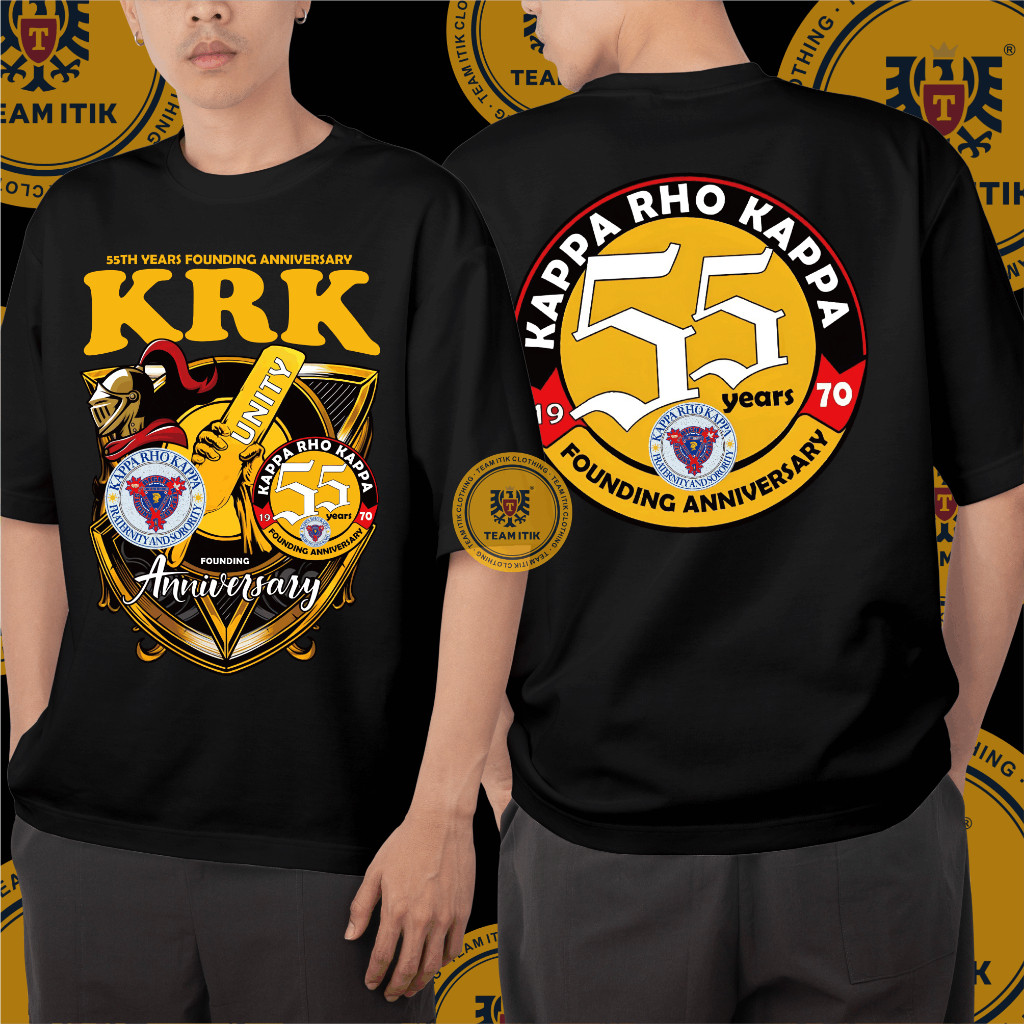 2025 Thiết Kế Mới (KRK 1970) RHO Kappa Logo Thứ 55 Thiết Kế Áo Fratshirt