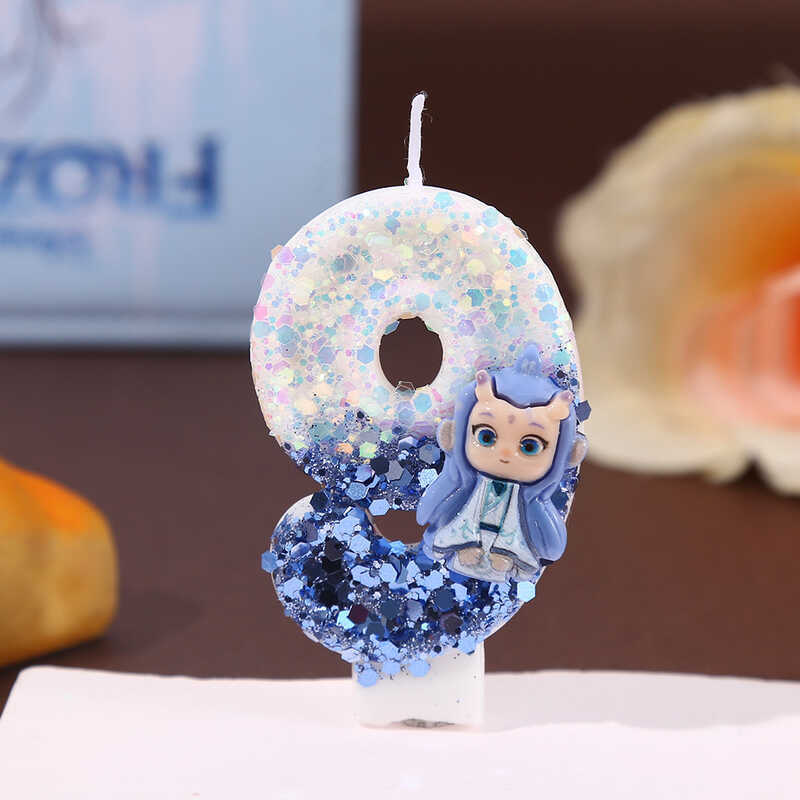 Hoạt Hình Awing Số Nến Sáng Tạo Màu Sắc Phù Hợp Với Kỷ Niệm Bánh Sinh Nhật Nến Ngày Lễ Bầu Không Khí