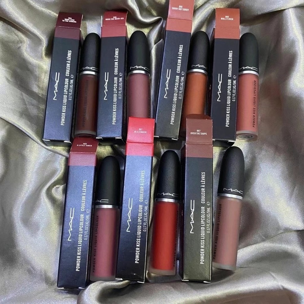 Phụ kiện mới Phụ kiện mới Đặc biệt / 35 MAC Soft Mist Lip GlossMàu số. 973.974.975.977.97.981.982.98