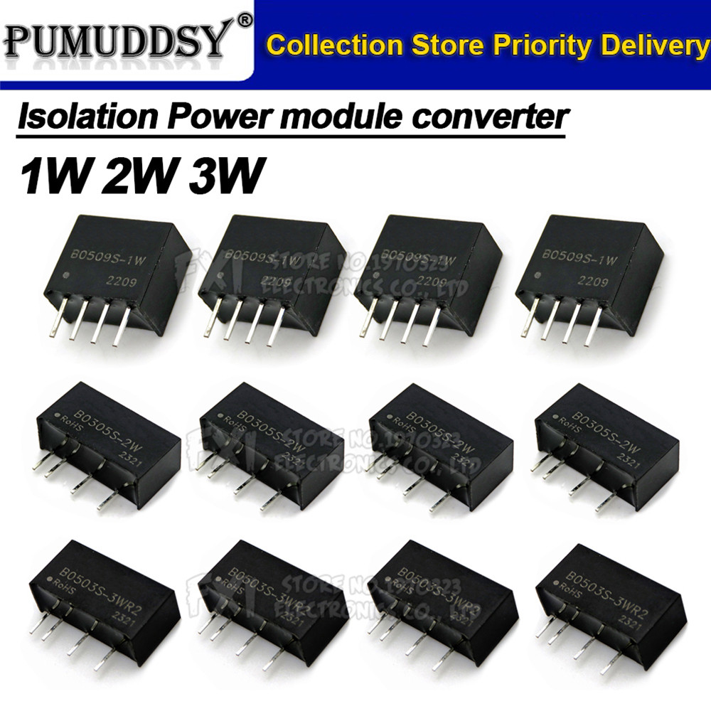 1 Cái / lốc B0505S 1W 2W 3W B0303S B1205S B2405S B1212S A1212 mô-đun cấp nguồn được điều chỉnh Cô lậ