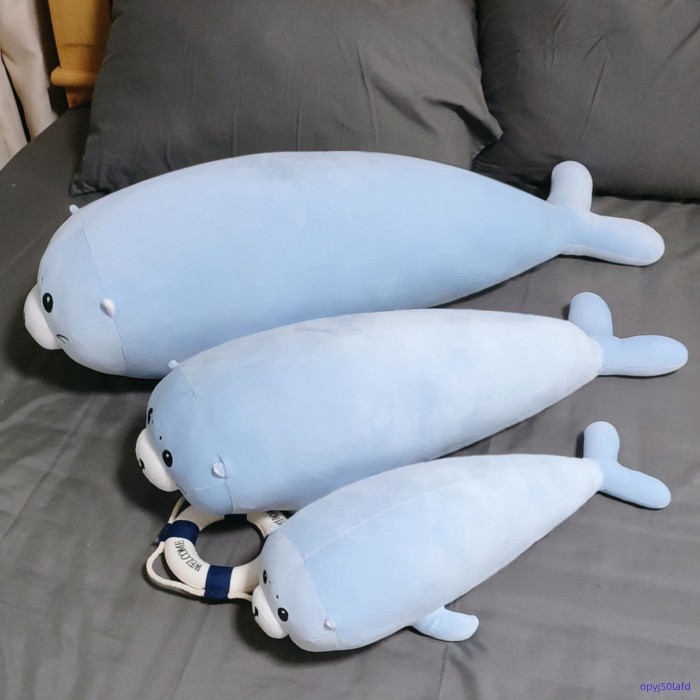 🌈 Seal Doll Sea Lion Doll Plush Toy Long Pillow Sleeping Cushion