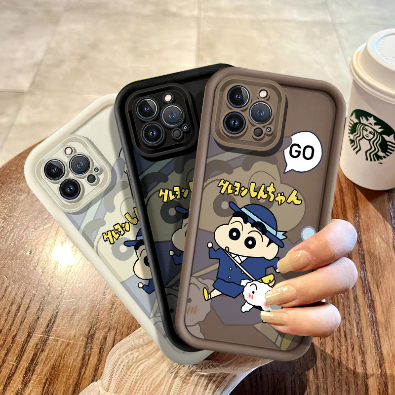 Dành Cho iPhone 15 Pro Max 15 16 Plus / iPhone 16 Pro Max Hoạt Hình Dễ Thương Crayon Shinchan Xiaoba