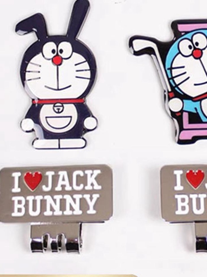 Xuyên biên giới Mới Golf Mark Doremon Hút Từ Tính Doremon Golf Hat Clip Golf Ball Mark