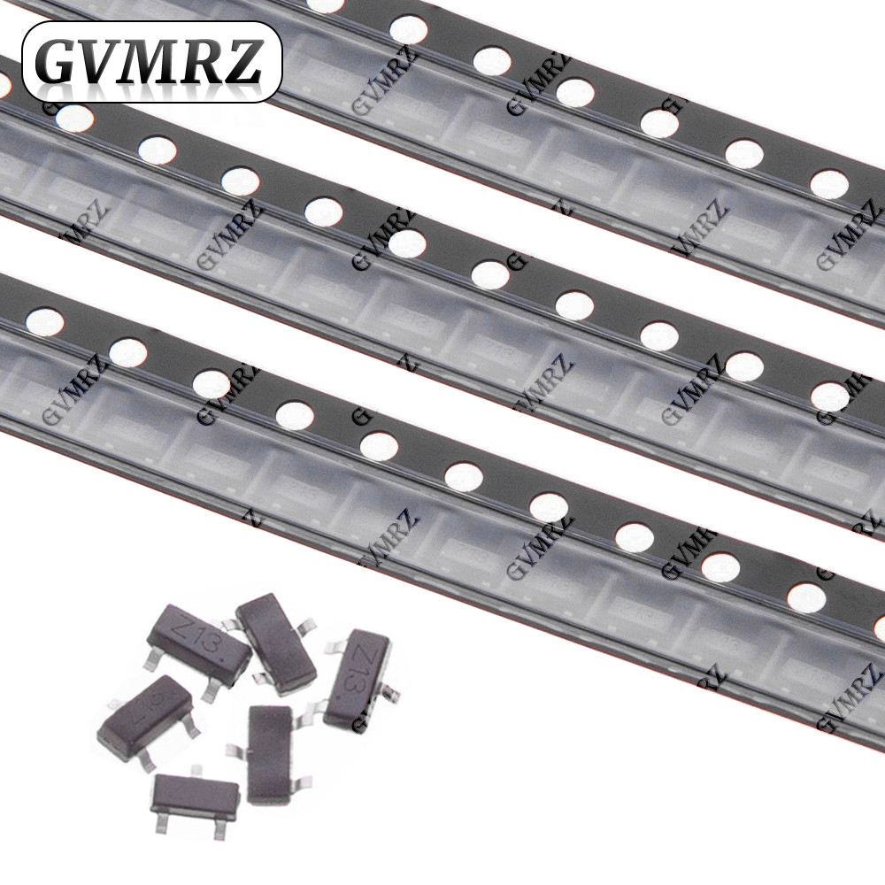 Bộ 50 BZX84 Series Zener Diode Loại SMD Điện Áp Các Loại 3V – 27V Bề Mặt Gắn Thành Phần Điện Tử 3V0 