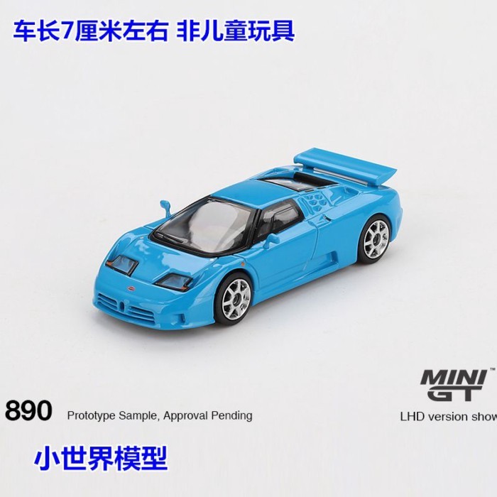 MINIGT 1: 64 Bugatti EB110 Mẫu xe hợp kim siêu thể thao