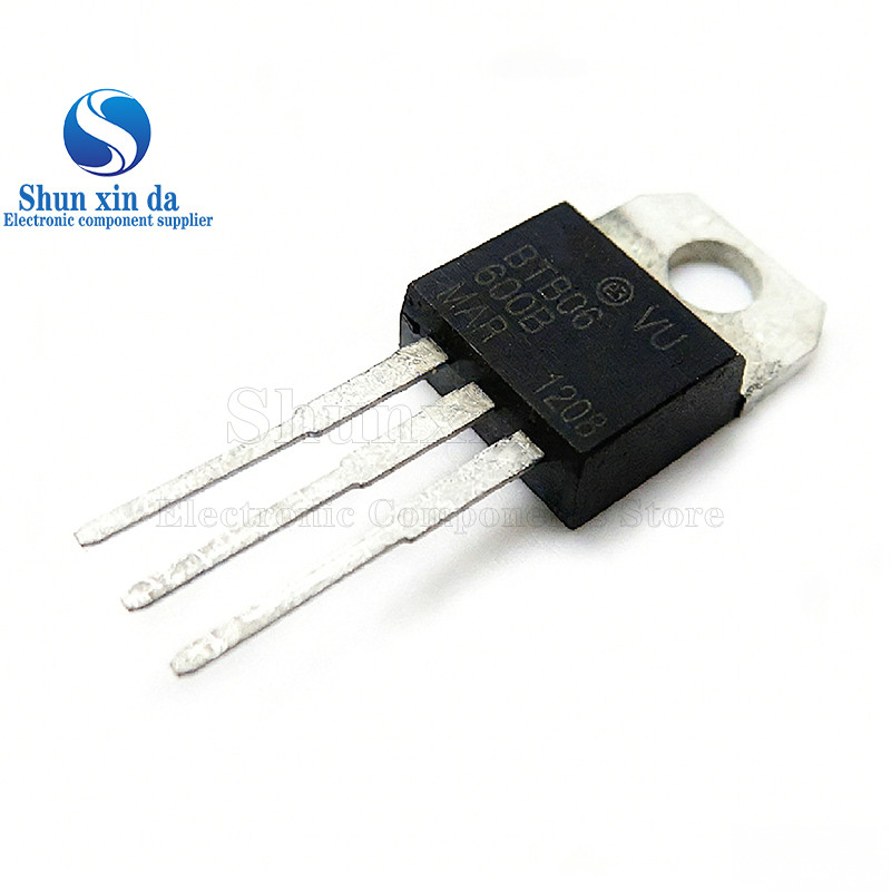 5 BTB06-600B TO-220 BTB06-600 TO220 BTB06 06-600B Triacs 6 Amp 600 Volt mới nguyên bản Còn hàng