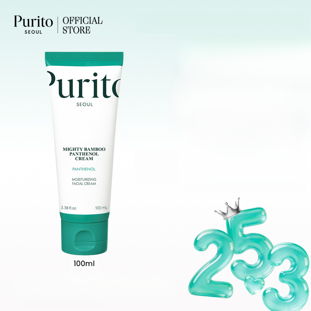 Kem Dưỡng Giúp Phục Hồi Da PURITO Mighty Bamboo Panthenol Cream 100ml