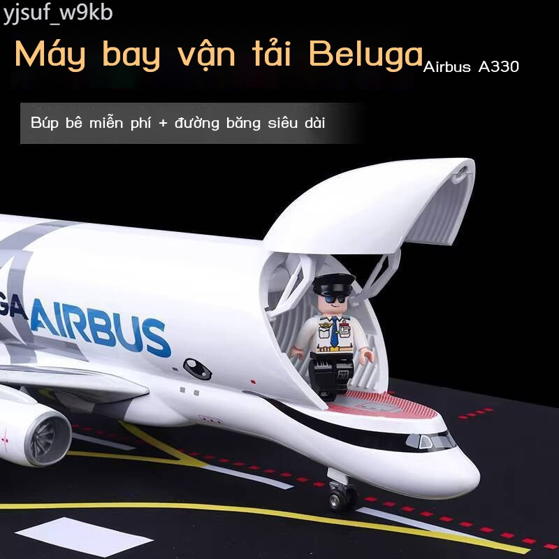 [Hàng có sẵn/Ảnh thật] 1:150 Mô hình máy bay Airbus Beluga Siêu vận chuyển A330 Quà sinh nhật có bá