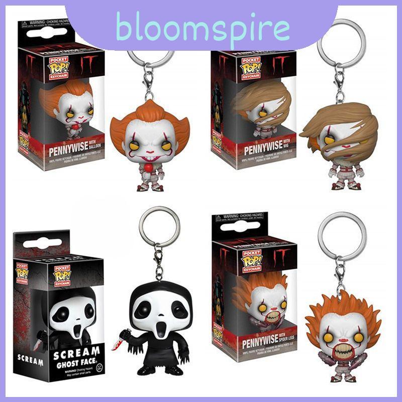 Quà tặng Hoàn hảo Funko Pop Móc khóa Mặt dây chuyền Chucky Elvira Pennywise Castile