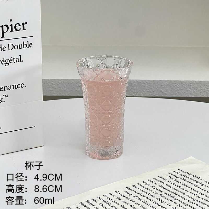 Ly Rượu Mini Bằng Thủy Tinh Đá Quý Sáng Tạo Dùng Trong Gia Đình, Ly Vodka Cao Cấp Sang Trọng.