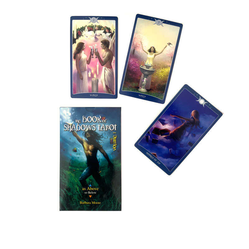 12X7 Book of Shadows Tarot Book of Shadows Tarot One Tarot English Board Game Thẻ giấy