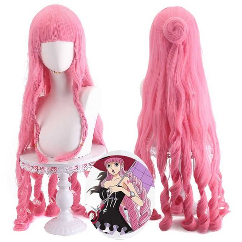 Tóc One Piece Perona Hai Năm Sau 90Cm Tóc Giả Cosplay Nữ