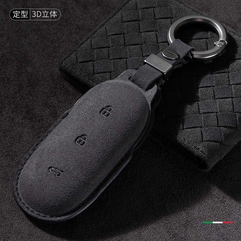 Thích Hợp Cho Lý Tưởng Một Da Lộn Chìa Khóa L9 MAX Lý Tưởng L8 / L7 Xe 22 Cao Cấp Khóa Nam Nữ