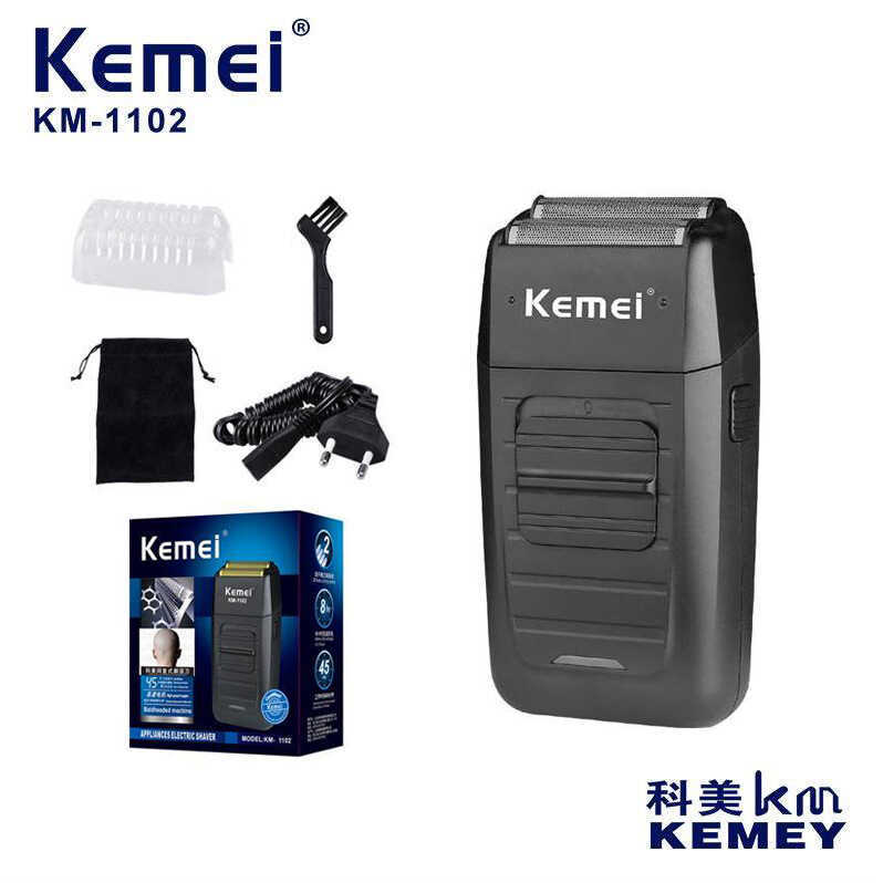 Kemei Kemei KM-1102 Máy cạo râu điện qua lại Máy cạo râu siêu sạch Máy cạo râu điện nam