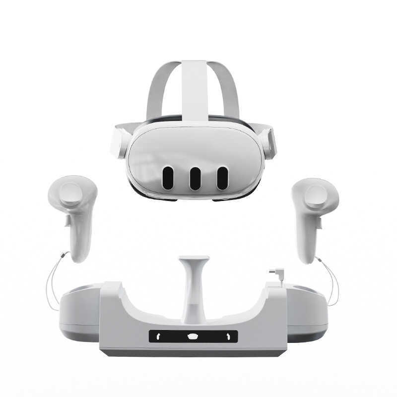 Đế sạc mũ bảo hiểm Meta Quest3VR Oculus quest3 Tay cầm gắn tường Bộ sạc đế tiếp xúc