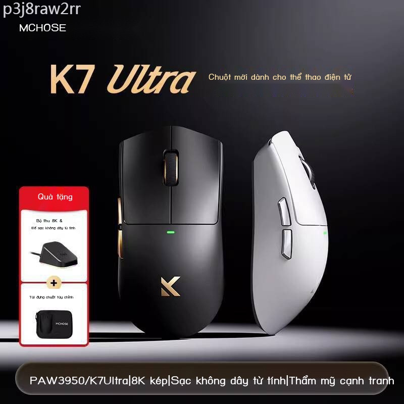 [SALE SỐC]  Chuột chơi game nhẹ Maicong K7 Ultra, sạc không dây 3950, giao hàng trong ngày