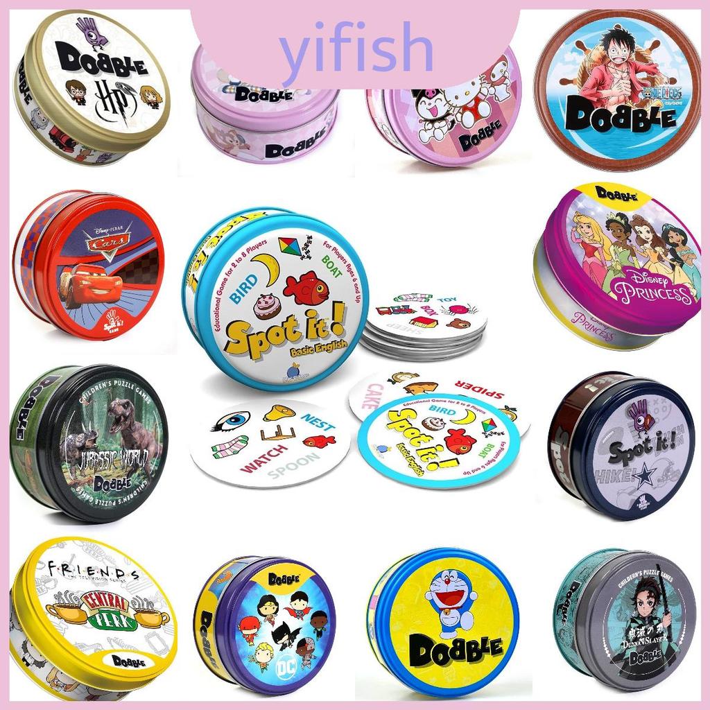 Trò chơi Spot It Liên kết và Đồ chơi giao tiếp cho gia đình Thẻ Dobble