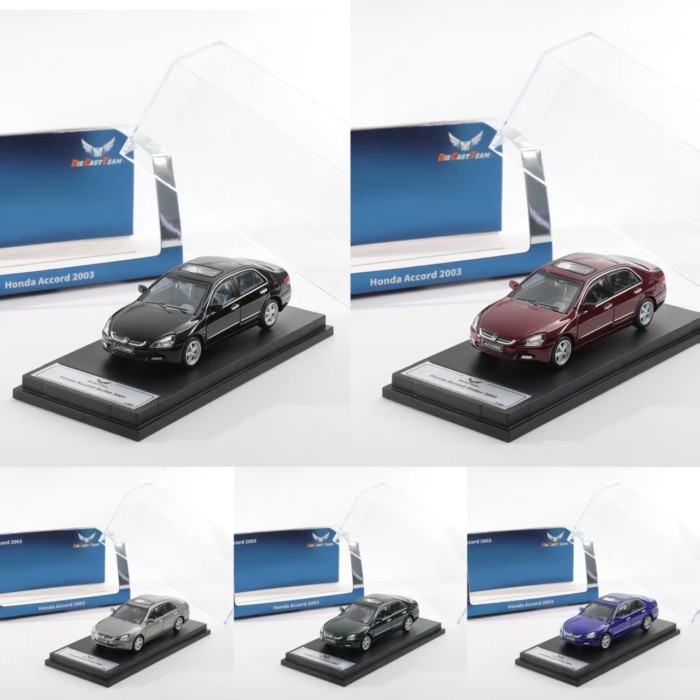 T 1: 64 Honda Accord Thế Hệ 7 Mô Phỏng Hợp Kim Xe Mô Hình Cổ Điển Thành Phẩm Bộ Sưu Tập Đồ Trang Trí