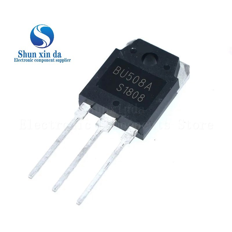 10 CÁI BU508A BU508 NPN 700V 8A TO-3P DIP NPN Điện Transistor SXD