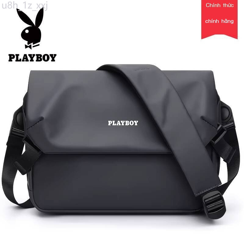 [SẴN-RẺ]  Túi Playboy dành cho nam, vai đơn giản và phong cách, túi đeo chéo dung tích lớn, ba lô t