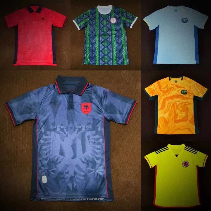 Jersey Bóng Đá Concept Edition của Úc, Nigeria vàSaudi Arabia