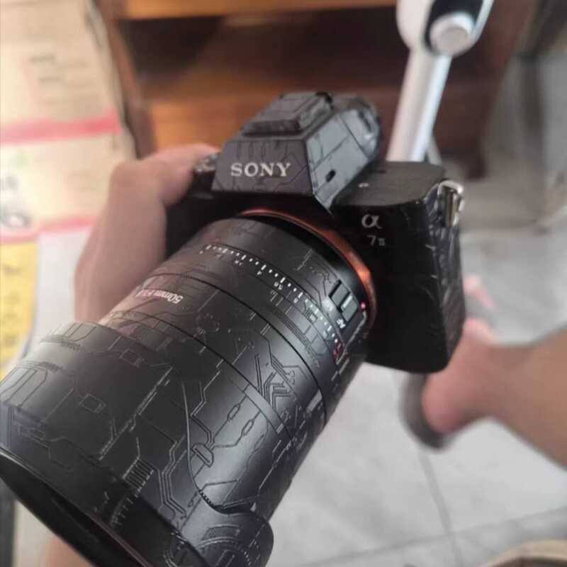 Đi Bộ Lừa Thích Hợp Cho Sony A7M5 Phim Bảo Vệ Camera a75 Body Sticker A7V Beauty Sticker