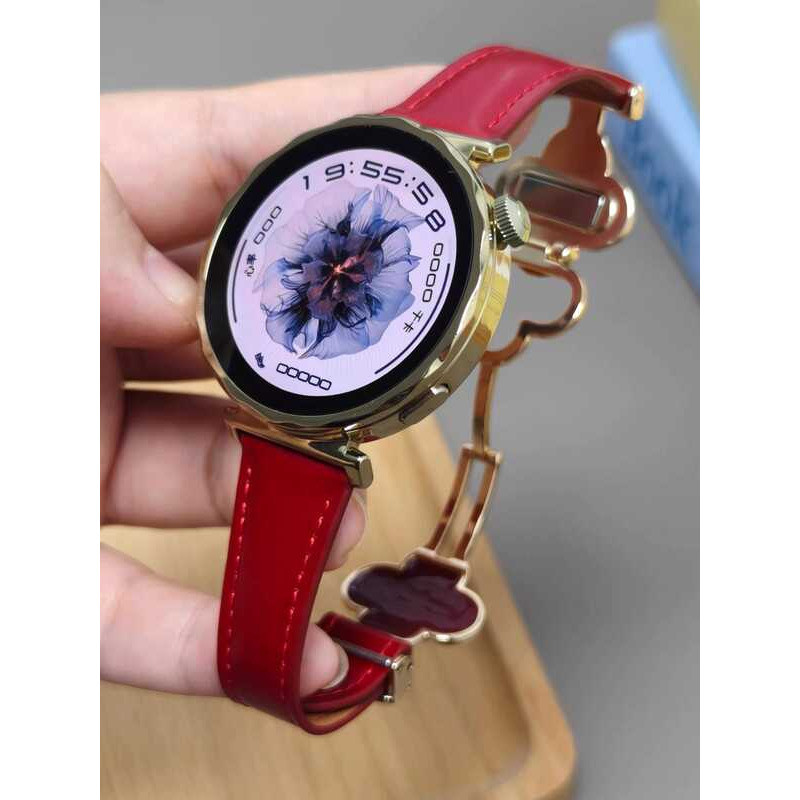 Thích hợp cho Huawei gt6 Dây đeo đồng hồ nữ gt5 Khóa từ tính watch5 Cỏ ba lá 5Pro Dây đeo cổ tay bằn