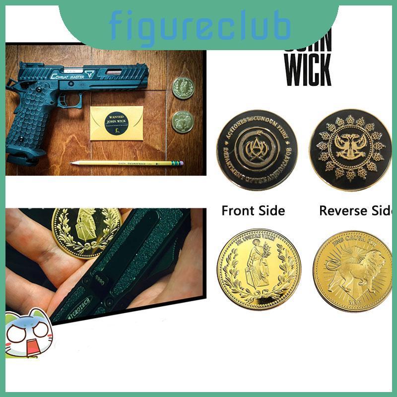 Bộ đồng xu vàng John Beautiful Wick với bút đánh dấu lời thề máu hoàn hảo cho mọi bộ sưu tập Phim kỷ