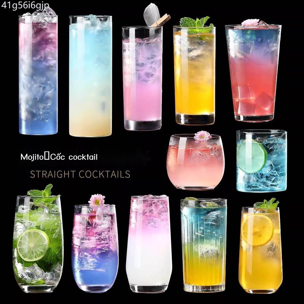 [Ảnh thật/Video] thủy tinh thẳng Colin's Cup Bar, pha trà đá Long Island, Mojito, Cocktail, Ly Gin