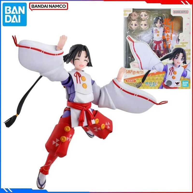 Bandai The Elusive Samurai Kits SHF Anime Figures Hojo Tokiyuki Action Model Toys Quà Tặng Giáng Sin