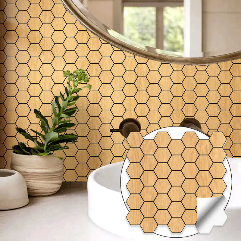 Tivi Nền Trang Trí Tường Giả Hạt Gỗ Dán Tường Có Keo Dán Tự Dính Dày Giấy Dán Tường Wallpa